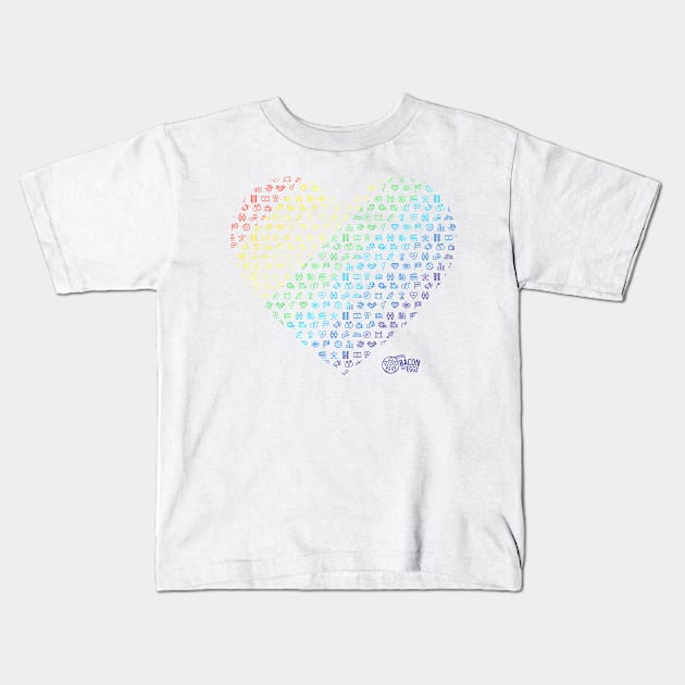 B&E Pride Kids T-Shirt by BaconAndEggs